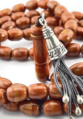 RARE AUTHENTIC ANTIQUE GERMAN FATURAN 99 BEADS 60 gr.