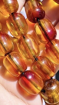 RARE AUTHENTIC YELLOW ANTIQUE GERMAN MISKY 60 gr. مسكي الماني أنتيك