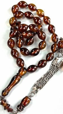 RARE AUTHENTIC ANTIQUE GERMAN TARTROUK PRAYER BEADS ROSARY ترتروك الماني أنتيك