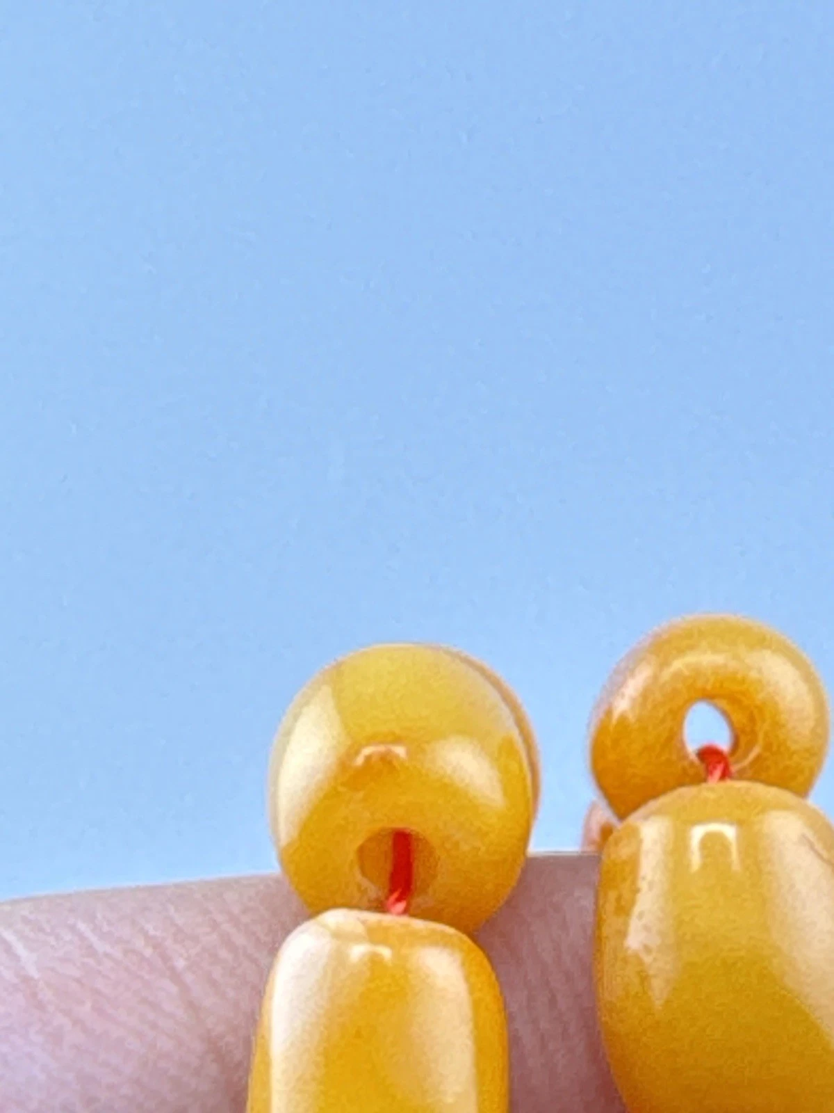 RARE CERTIFIED ANTIQUE GERMAN NATURAL BALTIC AMBER ROSARY 31GR 70 Beads . مسباح كهرمان الماني حر نادر - Image 5