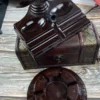 RARE ANTIQUE GERMAN BEKALITE-CATILANE-COPRA- FATURAN LAMP+TRAY 660 GR 1937. مكتبيه و مطفئه فاتوران الماني-كوبرا